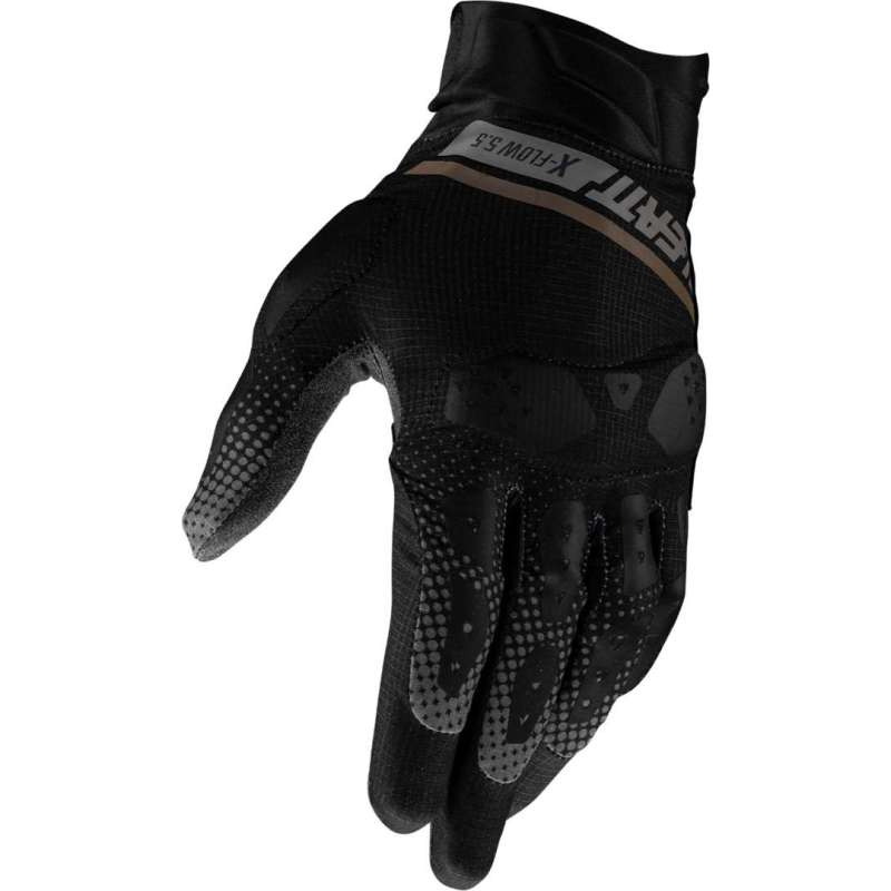 Handschuhe Leatt ADV X Flow 5.5 Short V25 schwarz dunkelgrau gold