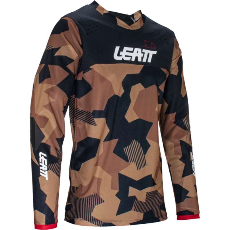 Jersey Leatt 4.5 Enduro Stone brown black white