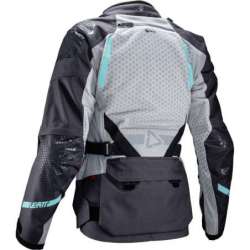 Veste Leatt ADV FlowTour 5.5 Women V25 gris foncé beige turquoise