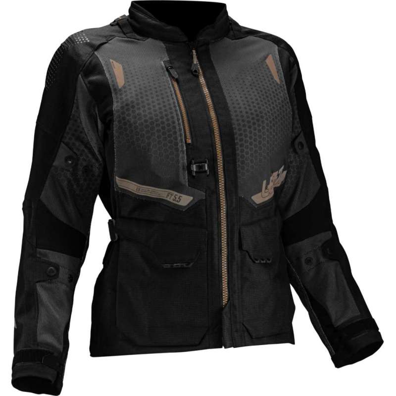 Veste Leatt ADV FlowTour 5.5 Women V25 noir gris foncé or