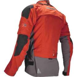 Veste Leatt ADV Rally 5.5 V25 rouge orange gris noir