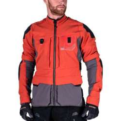 Veste Leatt ADV Rally 5.5 V25 rouge orange gris noir