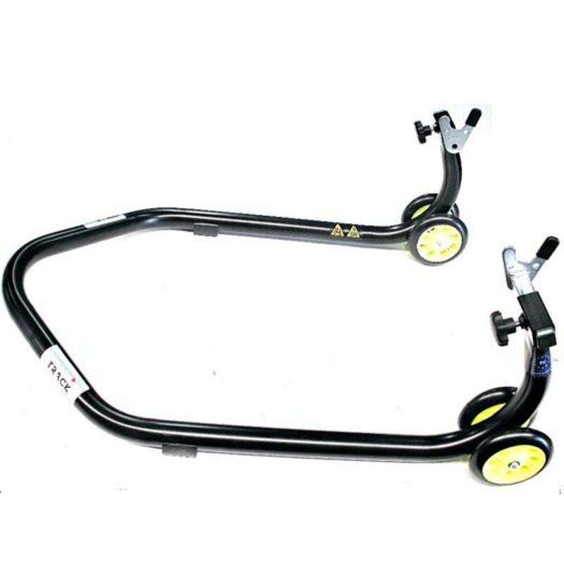 Béquille de stand basse BIHR Home Track supports en ''V'' noir mat moto lourdes