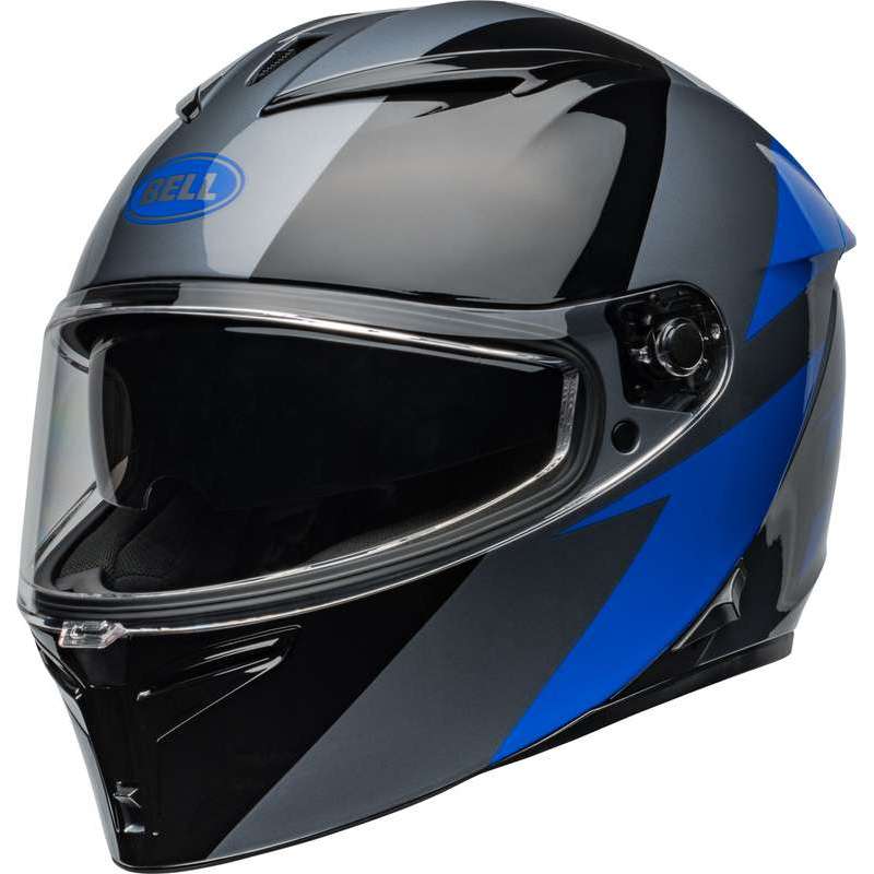 Casque Intégral BELL Lithium - Shear Gloss Gray/Blue
