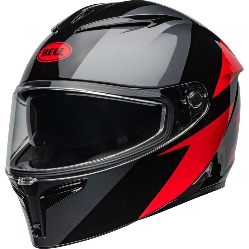 Integralhelm BELL Lithium - Shear Gloss Metallic Gray/Red