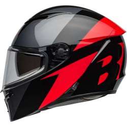 Casque Intégral BELL Lithium - Shear Gloss Metallic Gray/Red