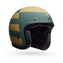 Casque Jet BELL Custom 500 - Parlor Matte Emerald/Gold