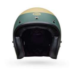 Casque Jet BELL Custom 500 - Parlor Matte Emerald/Gold