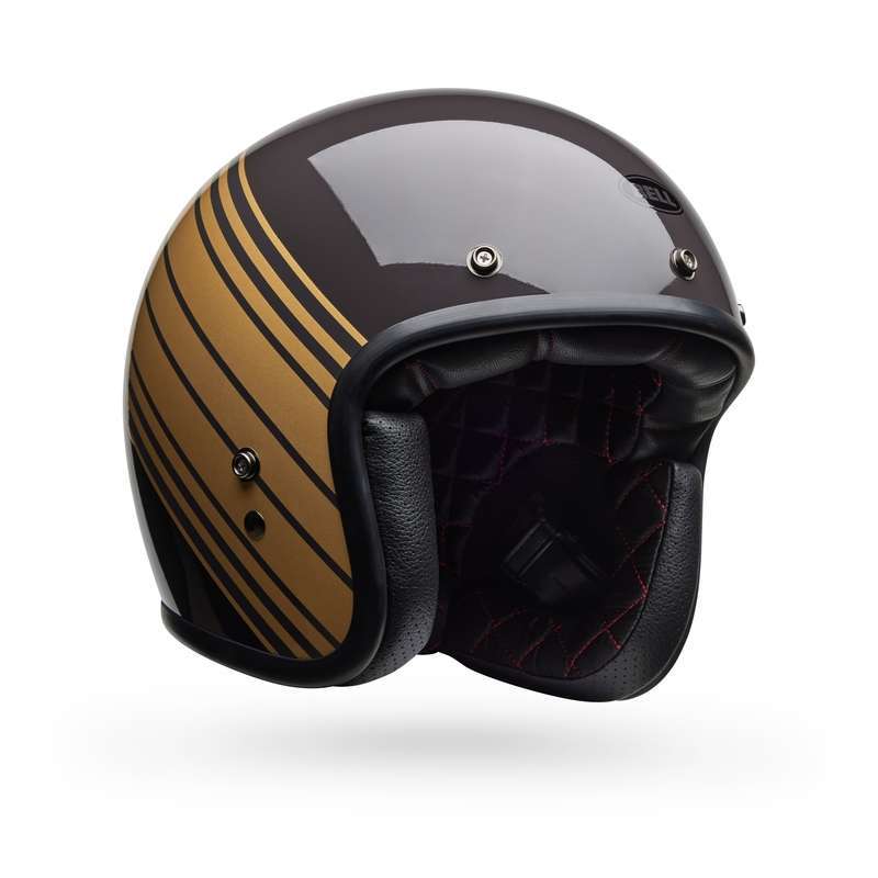 Casque Jet BELL Custom 500 - Edge Gloss Brown/Gold