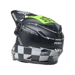 Casque Cross BELL Moto-9S Flex - Fasthouse Smoke Bomb Matte Gloss Black/HiViz Yellow