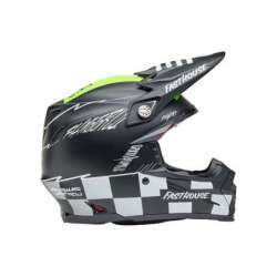Cross Helm BELL Moto-9S Flex - Fasthouse Smoke Bomb Matte Gloss Black/HiViz Yellow