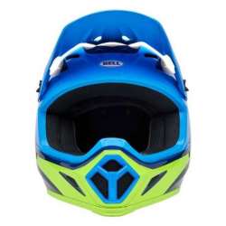 Casque Cross BELL MX-9 Mips - Jackal Gloss Blue/Hi-Viz Yellow