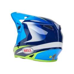 Casque Cross BELL MX-9 Mips - Jackal Gloss Blue/Hi-Viz Yellow