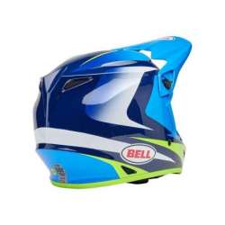 Casque Cross BELL MX-9 Mips - Jackal Gloss Blue/Hi-Viz Yellow