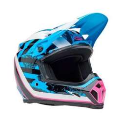Cross-Helm BELL MX-9 Mips - Breakdance Gloss Blue/Pink