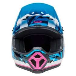 Cross-Helm BELL MX-9 Mips - Breakdance Gloss Blue/Pink