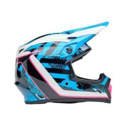 Cross-Helm BELL MX-9 Mips - Breakdance Gloss Blue/Pink