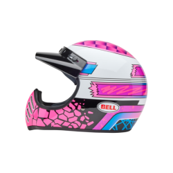 Integralhelm BELL Moto-3 - Deathspray Gloss Pink Purple