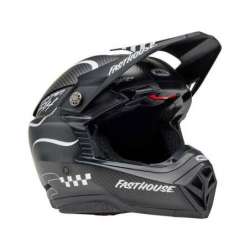 Crosshelm BELL Moto-10 Spherical Mips - Fasthouse Raven Matte Black/White