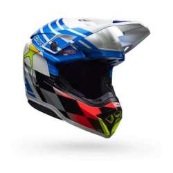 Helm Cross BELL Moto-10 Spherical - Pro Circuit 25 Gloss Blue/White