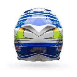 Helm Cross BELL Moto-10 Spherical - Pro Circuit 25 Gloss Blue/White