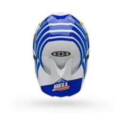 Helm Cross BELL Moto-10 Spherical - Pro Circuit 25 Gloss Blue/White
