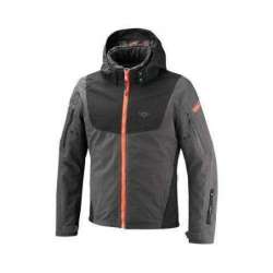 IXON BURNING Jacke Textil Anthrazit Schwarz Leuchtend Rot
