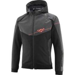 IXON SECTION Jacke Schwarz Anthrazit Leuchtend Rot