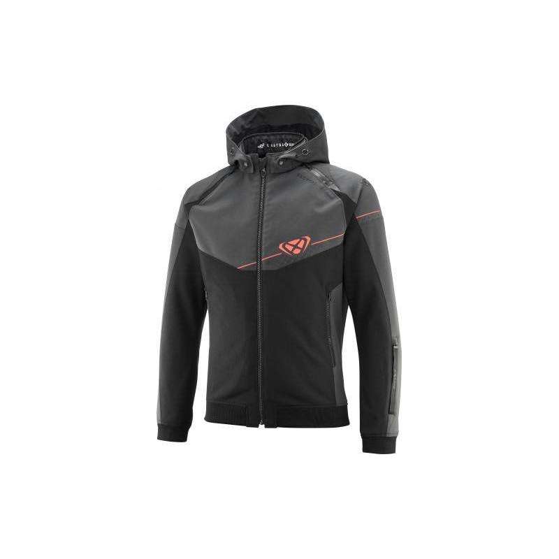 Veste IXON SECTION Noir Anthracite Rouge vif