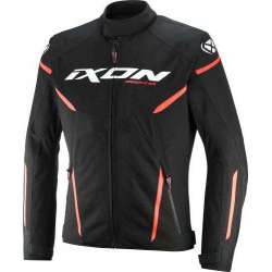 IXON STRIKER 2 WP AIR Jacke Schwarz Weiß Rot