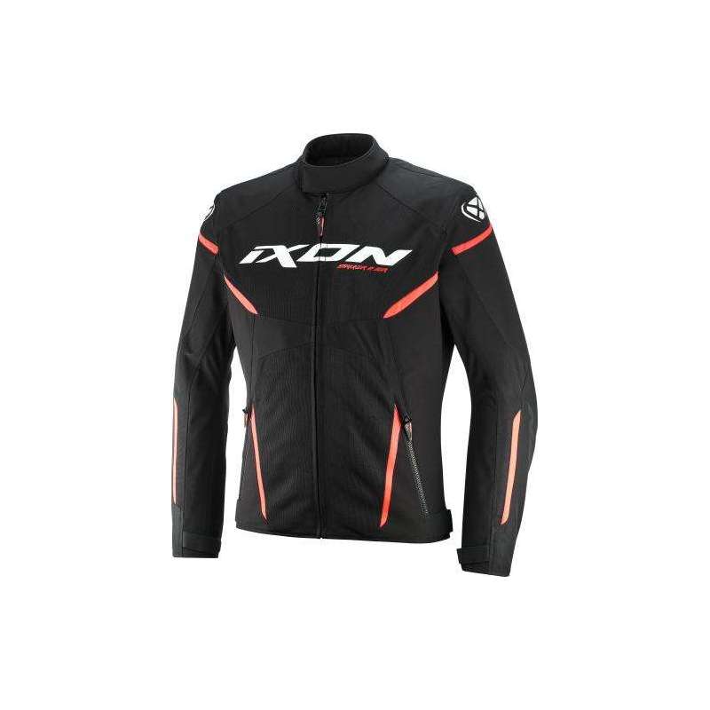 Veste IXON STRIKER 2 WP AIR Noir Blanc Rouge