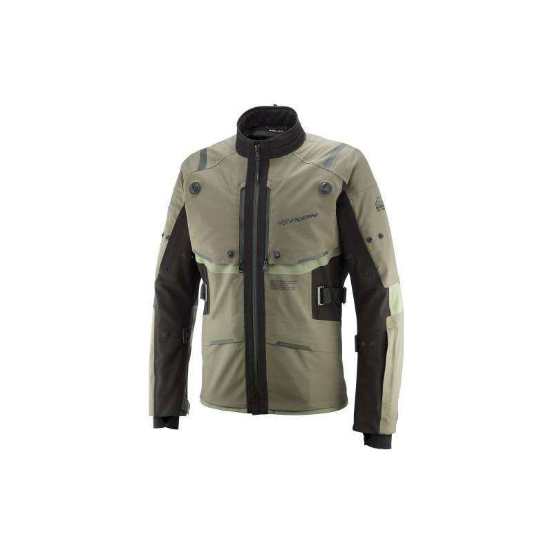 IXON M SKEID Jacke Khaki Schwarz
