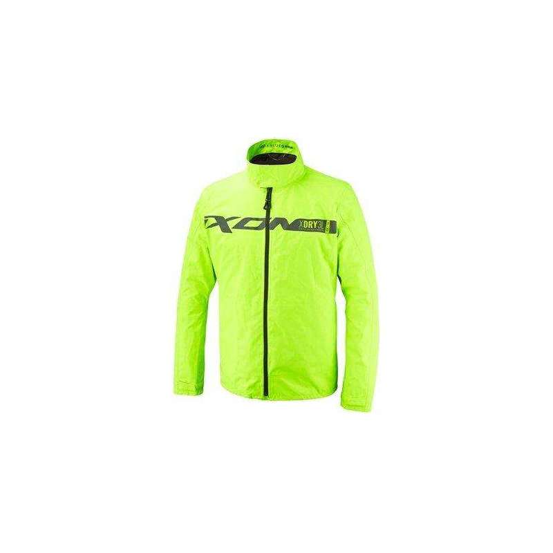 Veste IXON M AQUASHIELD Pluie Jaune fluo