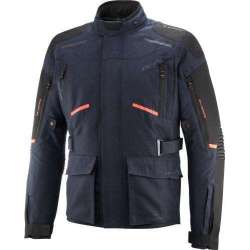 IXON MIDGARD Navy Jacket Knallrot