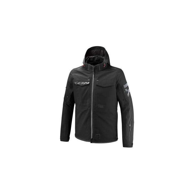 IXON SQUARE Jacke Schwarz Leuchtend Rot