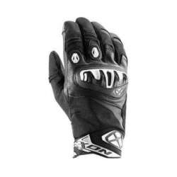 Handschuhe IXON MS TORPEDO Mittlere Saison Schwarz Weiß