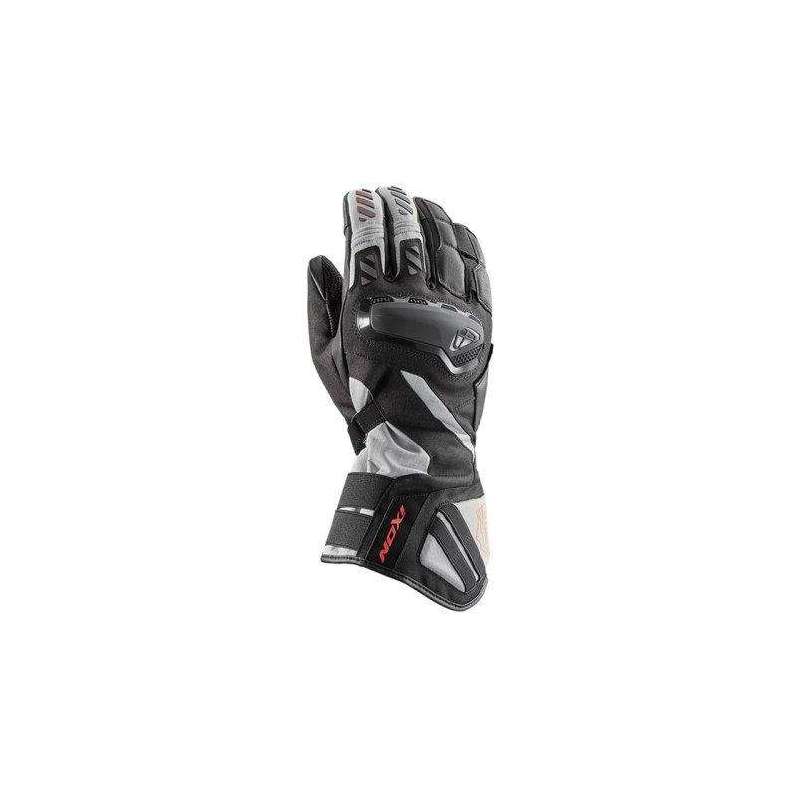 Handschuhe IXON MS DRAKKAR Mittlere Saison Schwarz Grau Rot