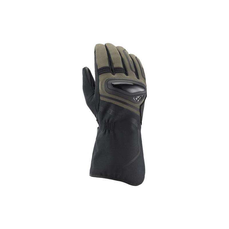 Handschuhe IXON MS DRIZZLE Khaki Schwarz