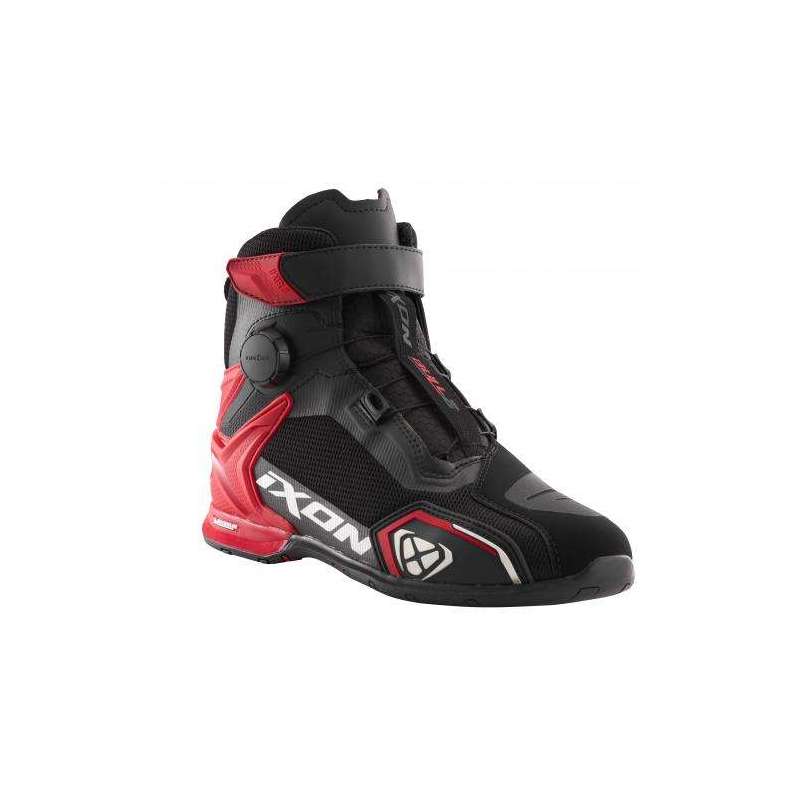 IXON BULL 2 AIR Schuh Schwarz Weiß Rot