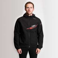 Veste IXON SECTION Noir Blanc Rouge