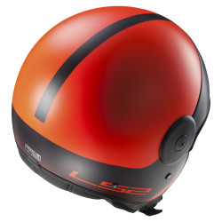 Casque Jet LS2 OF597 Cabrio Via - orange