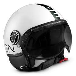 Casque Momo Fighter white