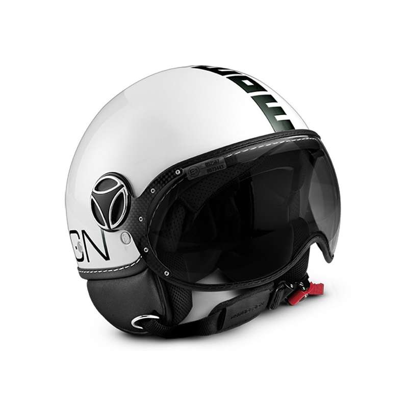 Casque Momo Fighter white